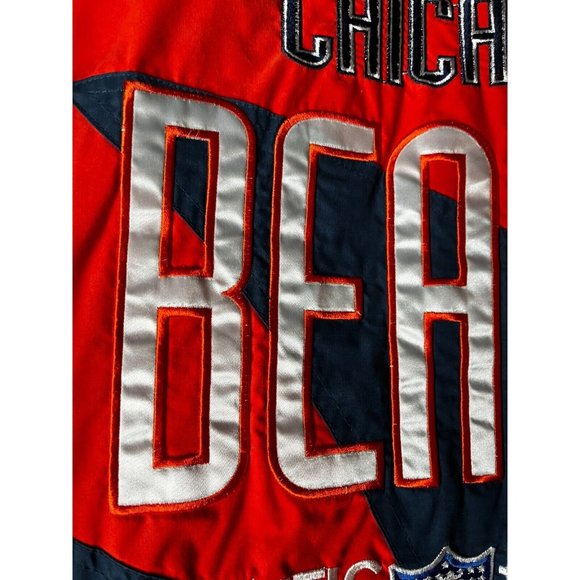 Vintage Chicago Bears Logo Athletic Sharktooth Jacket Men's M NFL Proline - Picture 14 of 16